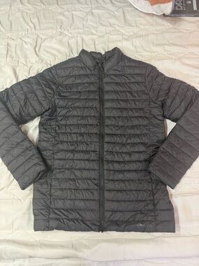 18/20 Lands’ End Kids Lightweight Quilted Black Puffer Jacket